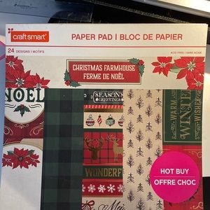 Paper pad Christmas Farmhouse